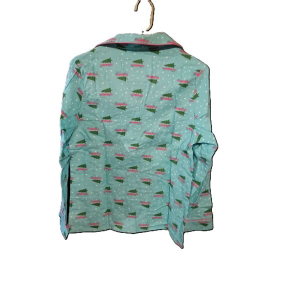 Xhileration 2-Piece Pajama Set Christmas Tree On Top Of Car - Picture 6 of 6